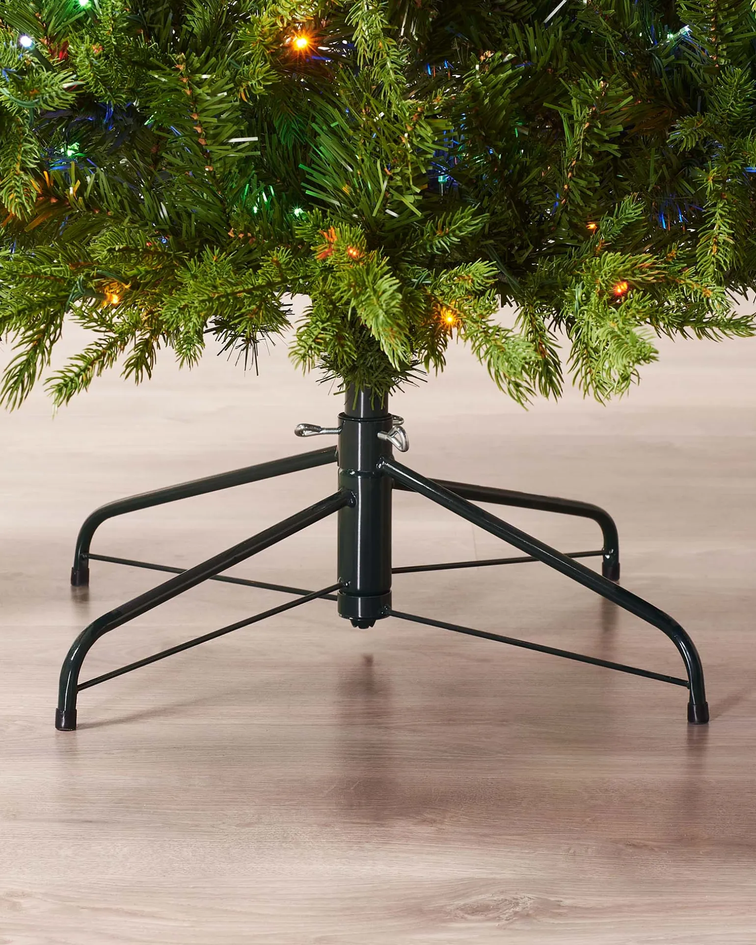 Pre-Lit Windsor Fir Christmas Tree, Dual Multi Colour, 7 Ft