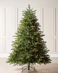 Pre-Lit Windsor Fir Christmas Tree, Dual Warm White, 7 Ft