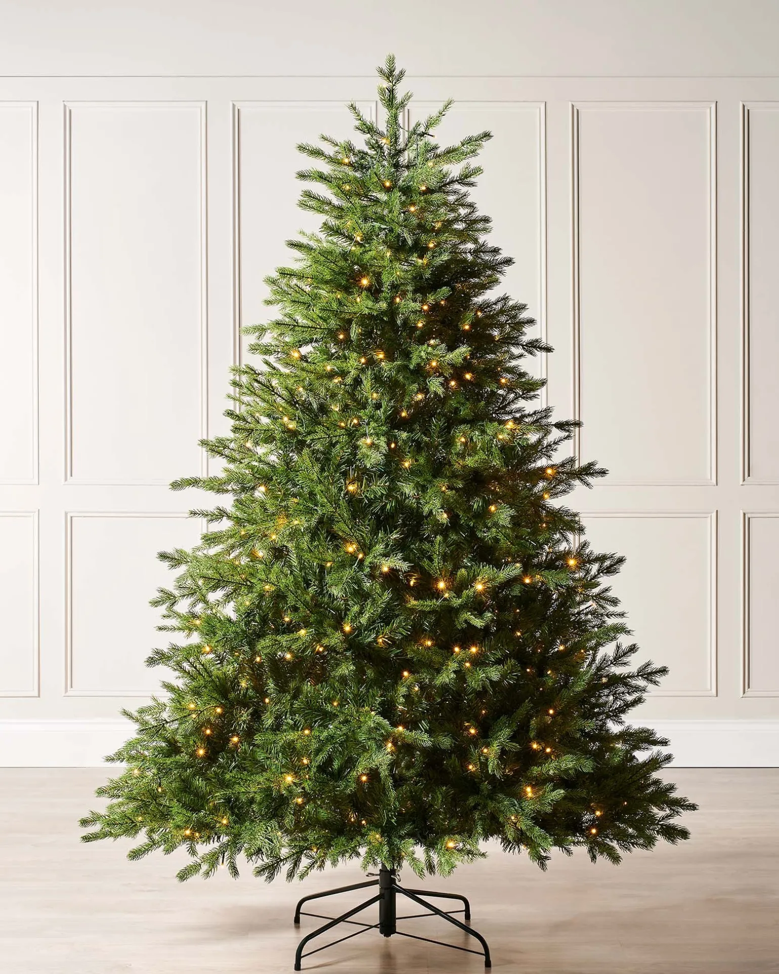 Pre-Lit Windsor Fir Christmas Tree, Dual Warm White, 8 Ft