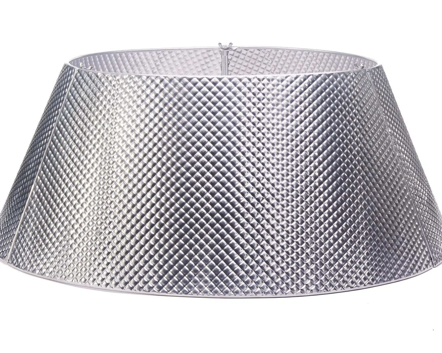 Quilted Metal Tree Collar, Silver, 71 Cm