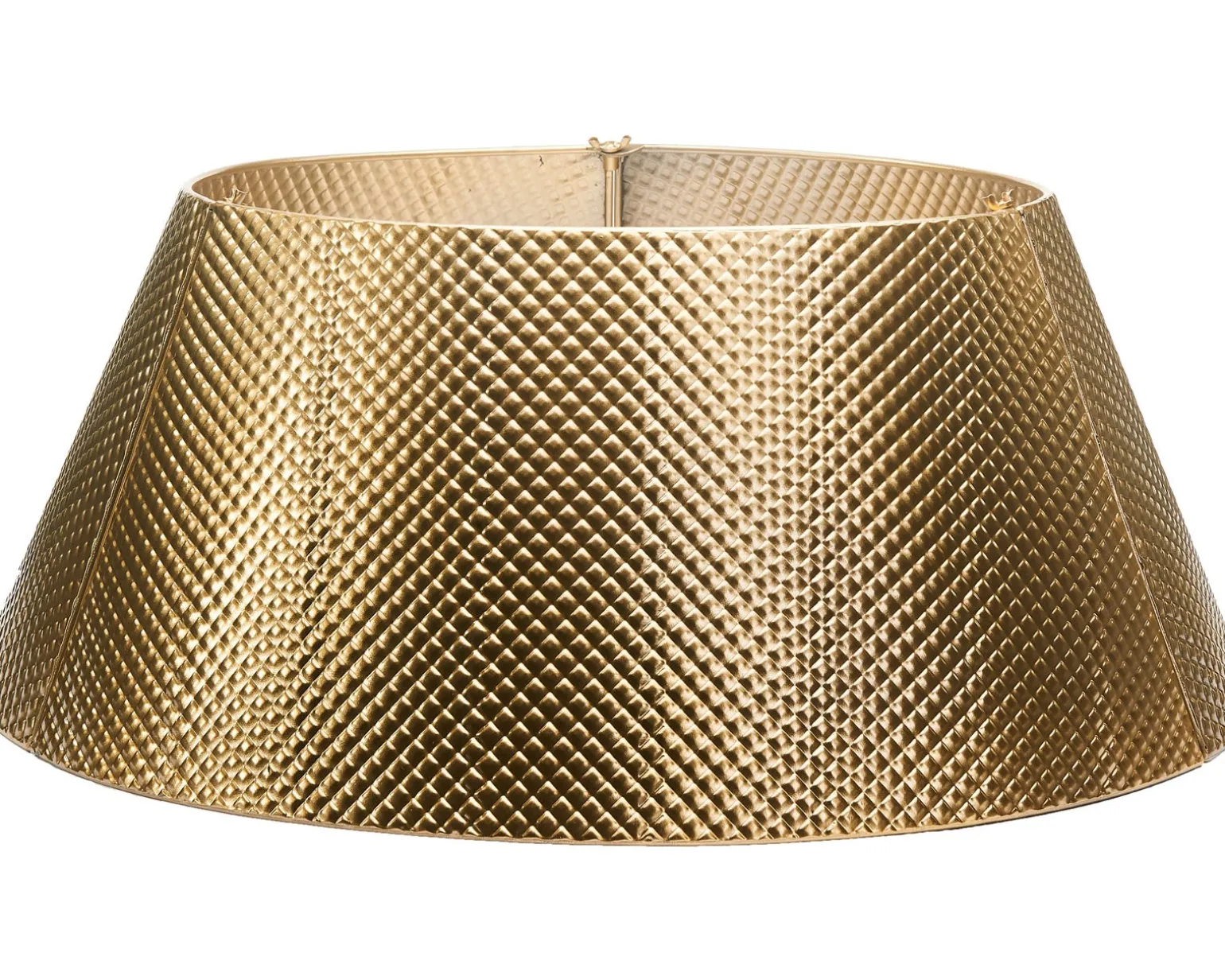 Quilted Metal Tree Collar, Gold, 71 Cm