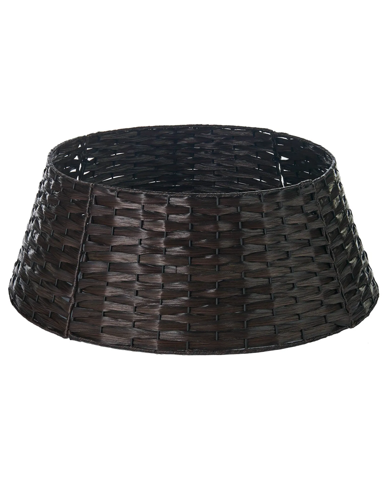 Rattan Tree Collar, Dark Brown, 65 Cm
