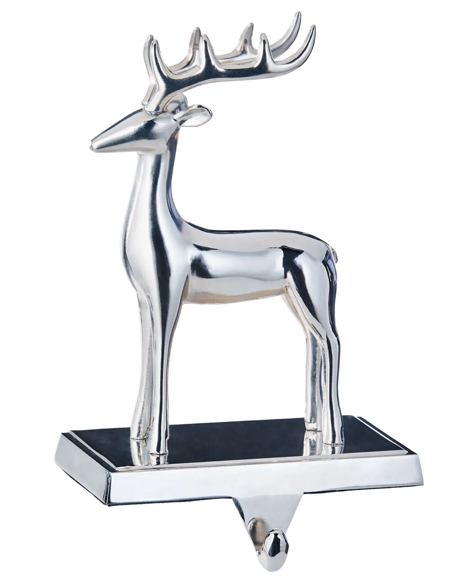 Reindeer Stocking Holder, Silver, 20 Cm
