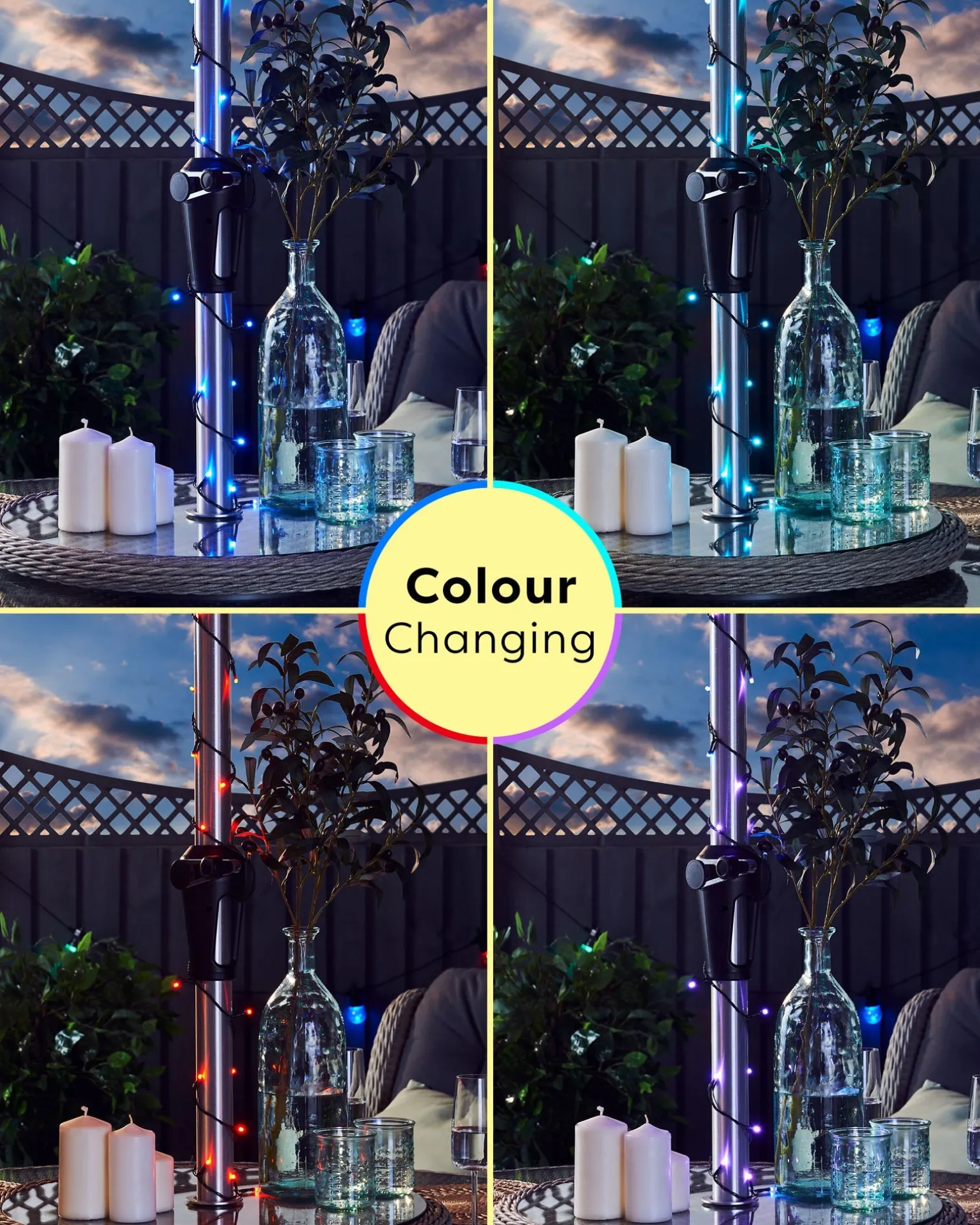 Remote Controlled 400 Colour Changing LED Light String