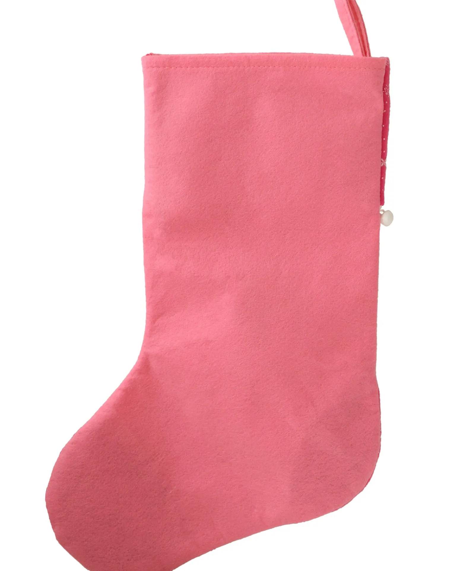 Santa Stocking, Pink/Purple, 48 Cm